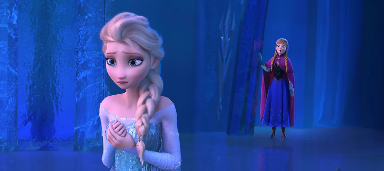 رنگ آبی نمادی از یخ، سرما و قدرت