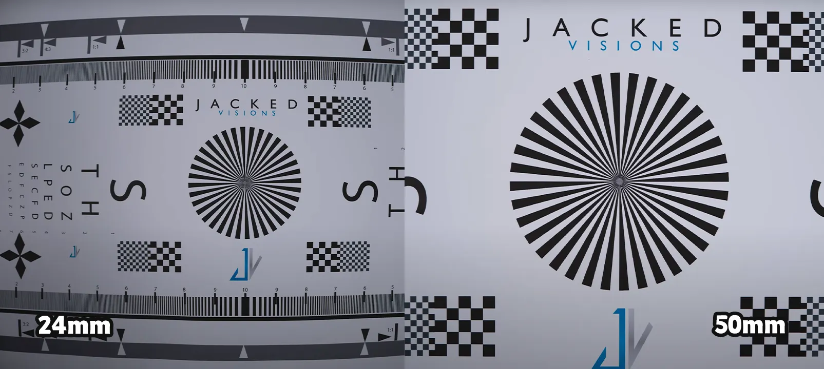 دیستورشن لنز Sony FE 24-50mm F2.8 G