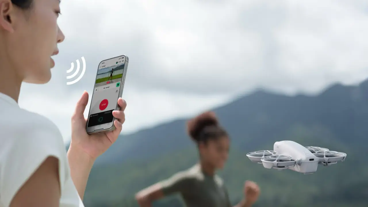 گزینه‌های متعدد کنترل پهپاد DJI NEO