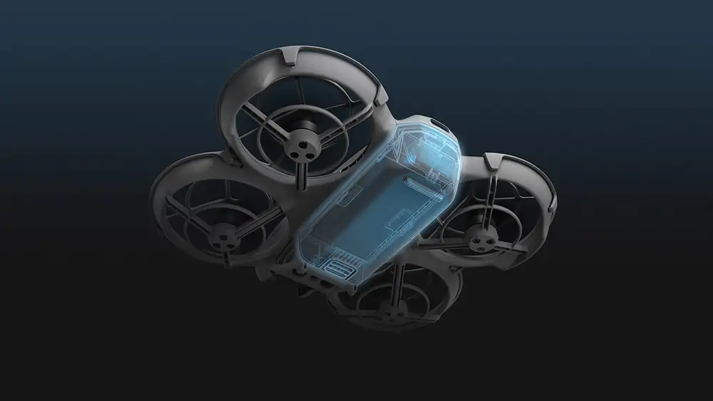 باتری و زمان پرواز DJI NEO