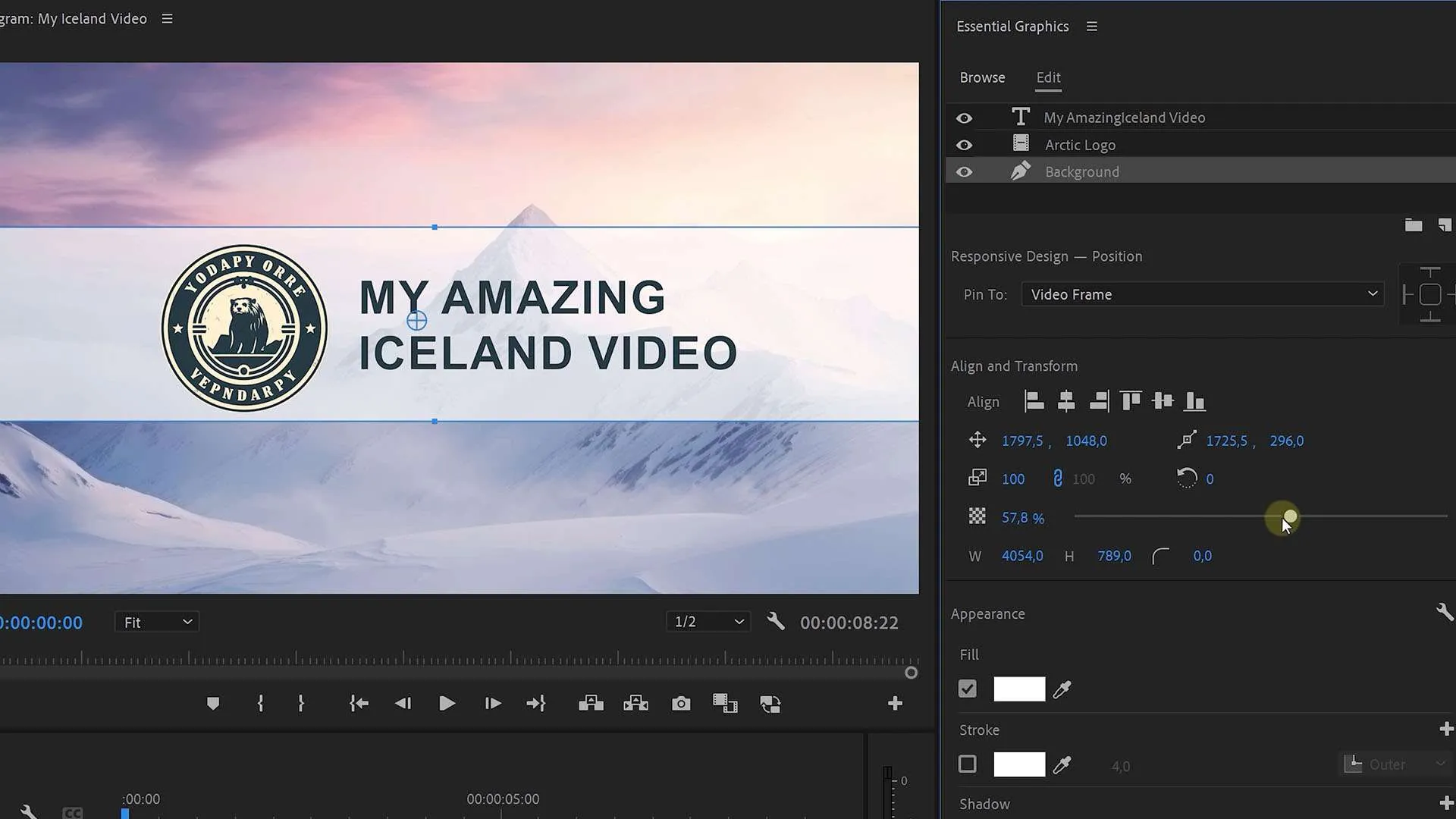 آموزش پریمیر پرو برای مبتدی ها | از نابلد تا کاربلد 28 ساخت متن و گرافیک متحرک در پریمیر