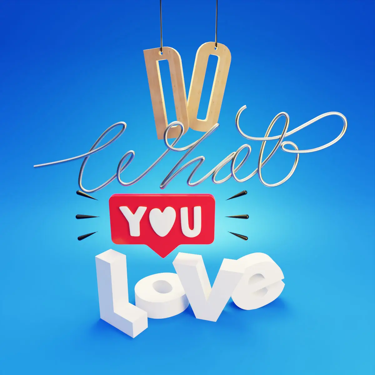 طراحی متن سه بعدی در بلندر و خروجی گرفتن