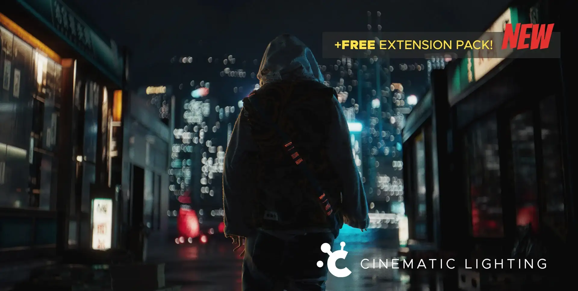 ساخت صحنه شبانه کامل با نور چند‌لایه